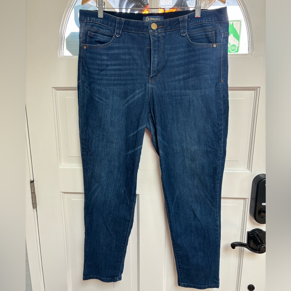 Democracy skinny ankle jeans size 14